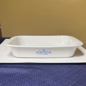 Sold
Corning Ware Blue Cornflower A-21 Baking Dish 12 1/4 x10 1/4 x 2 1/4